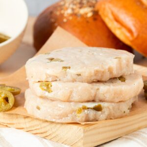 Hamburguesa de Pechuga de Pollo con Jalapeños (5uds x 100g)