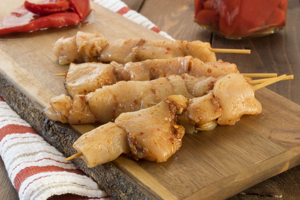 Brochetas de pechuga de pollo con especias Aztecas (300g)