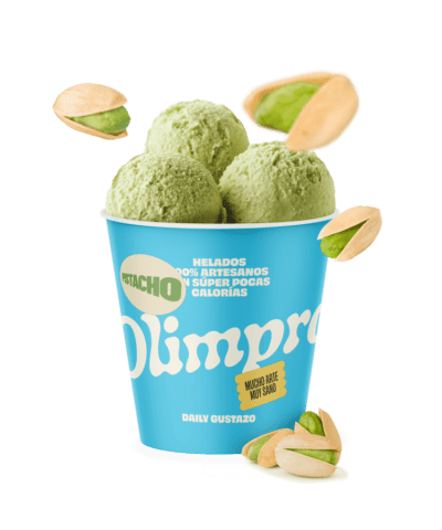 helado proteico artesano sabor pistacho