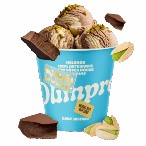 Helado Proteico Artesano Sabor Dubai