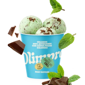 Helado Proteico Artesano Sabor Mint Chocolate Chill
