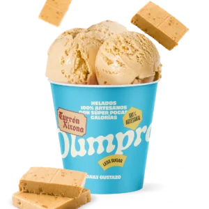 Helado Proteico Artesano Sabor Turrón Xixona