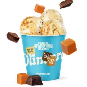 Helado Proteico Artesano Sabor ChocoBoom Karamel