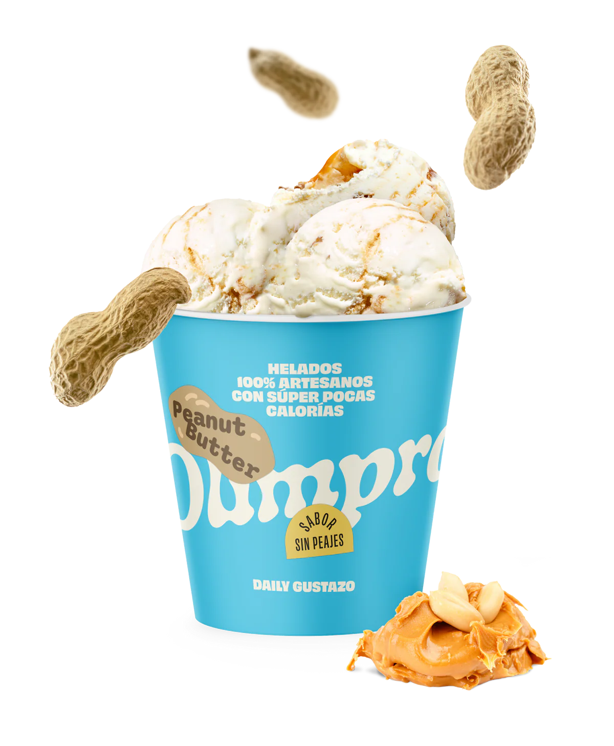 Helado Proteico Artesano Sabor Peanut Butter